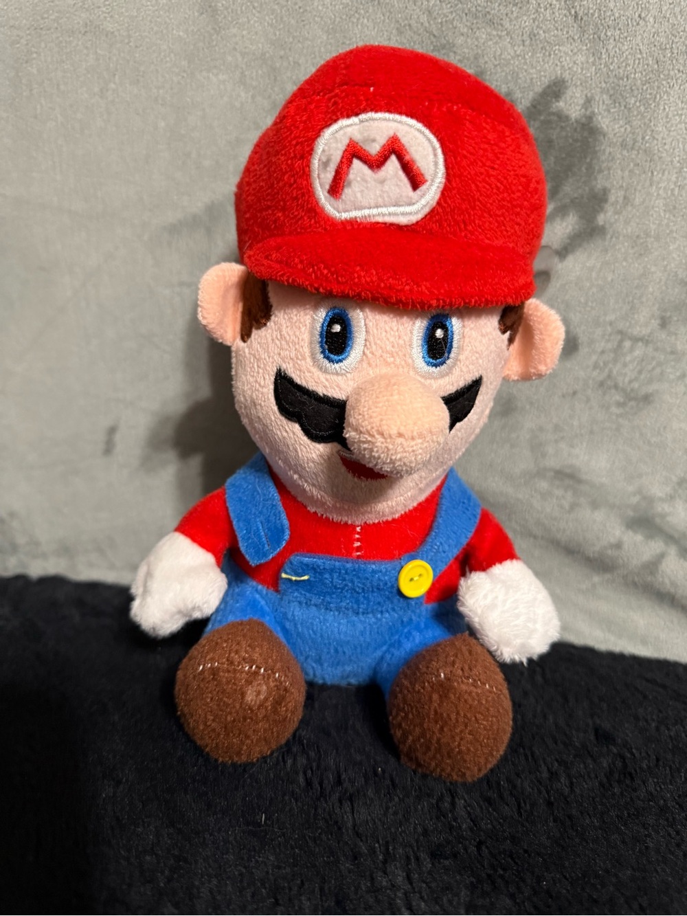 Nintendo Super Mario Plush Hanging Red Hat Blue Overalls